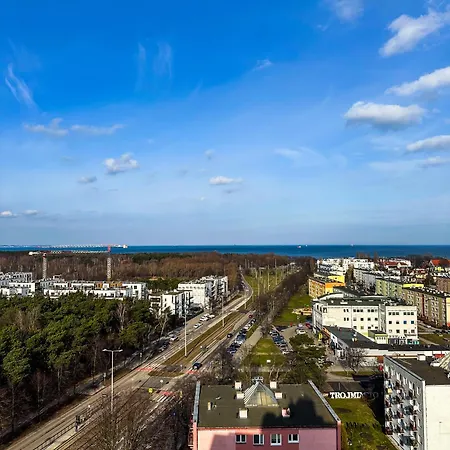 公寓 306 Baltica Hallera 223 Zresetuj Sie W Gdansku Blisko Morza 格但斯克